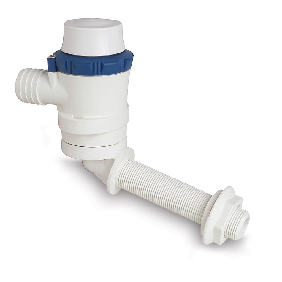 Shurflo by Pentair PIRANHA Angled Port Aerator 800 Livewell Pump - 12 VDC, 800 GPH - Get Tight Gear