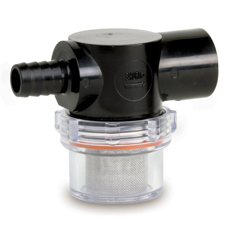 Shurflo by Pentair Twist - On Water Strainer - 1/2" Barb Inlet - Clear Bowl - Get Tight Gear