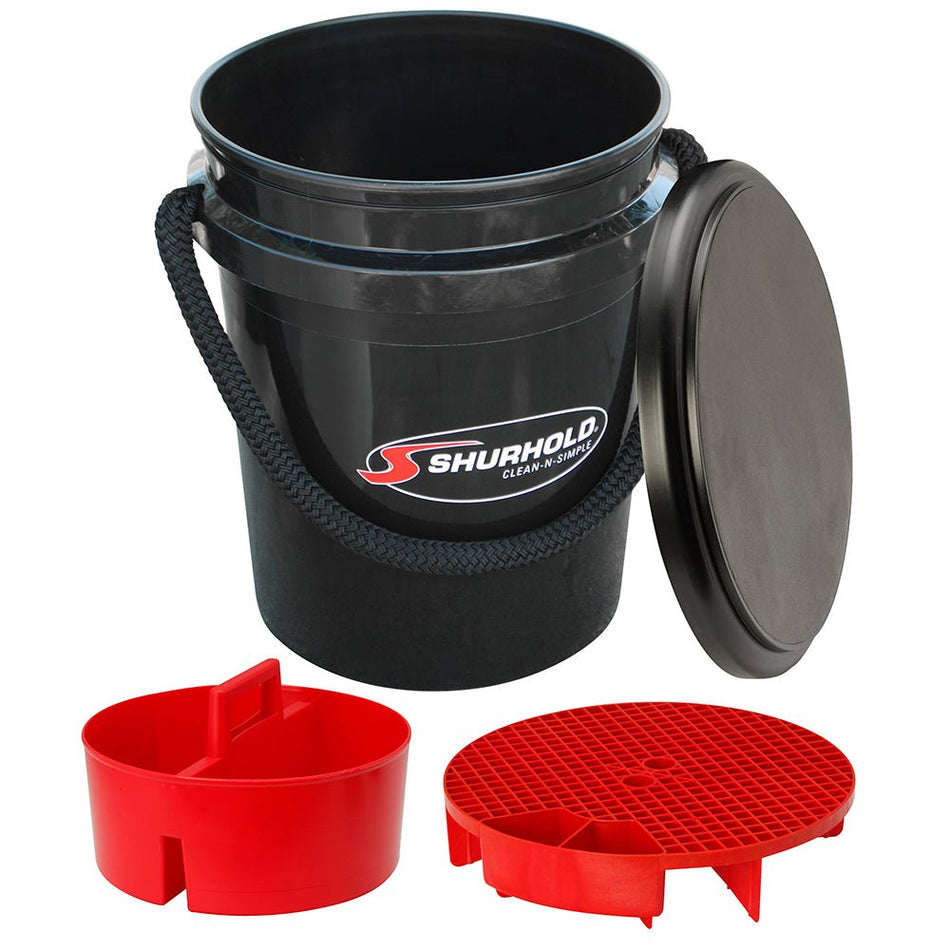 Shurhold One Bucket Kit - 5 Gallon - Black - Get Tight Gear