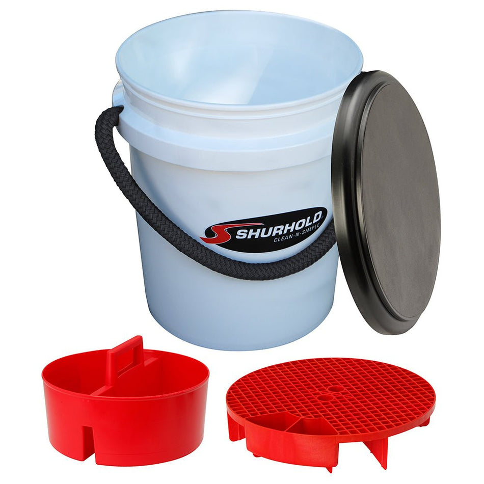 Shurhold One Bucket Kit - 5 Gallon - White - Get Tight Gear