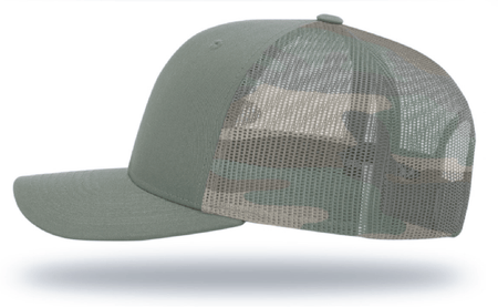 Shut Up & Fish Flag Patch - Green Camo - Get Tight Gear