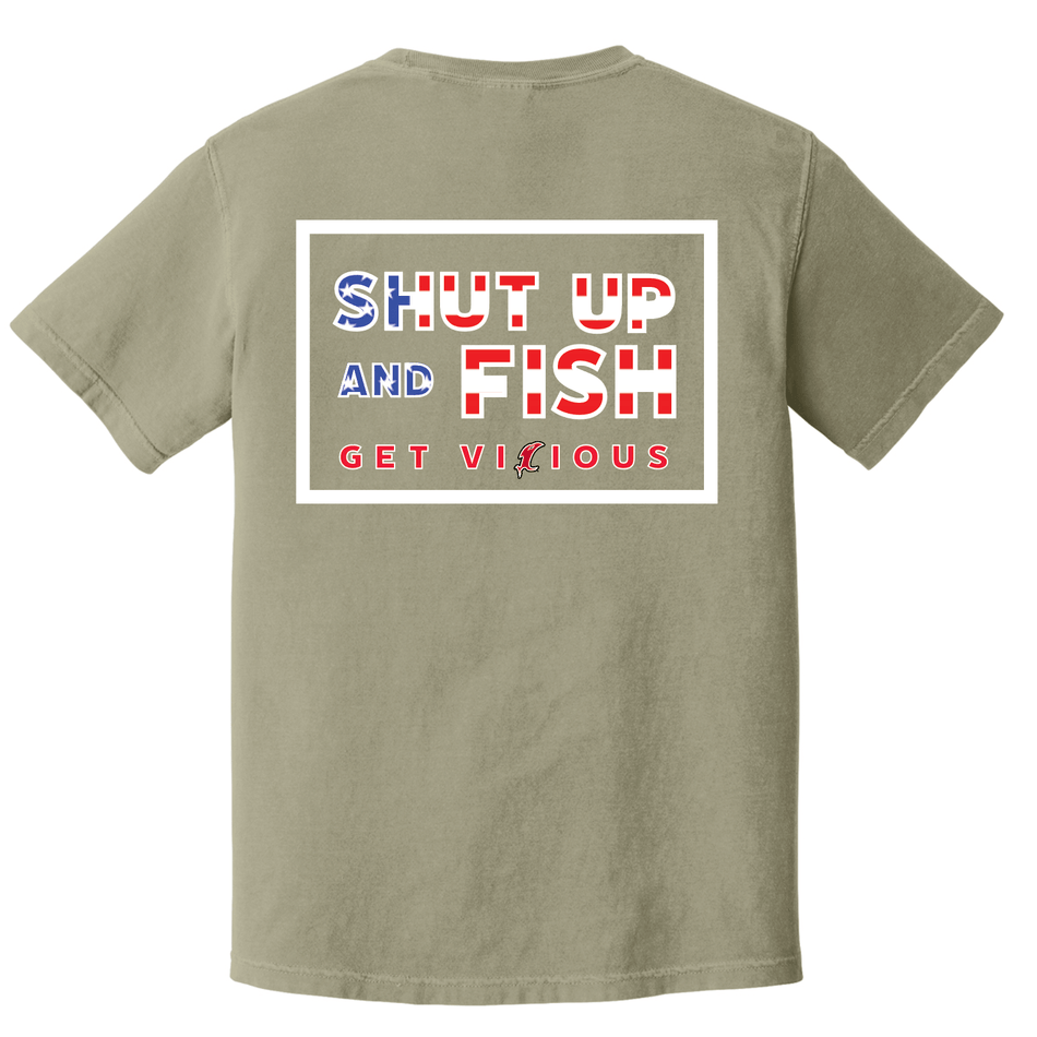 Shut Up & Fish Tee - Get Tight Gear