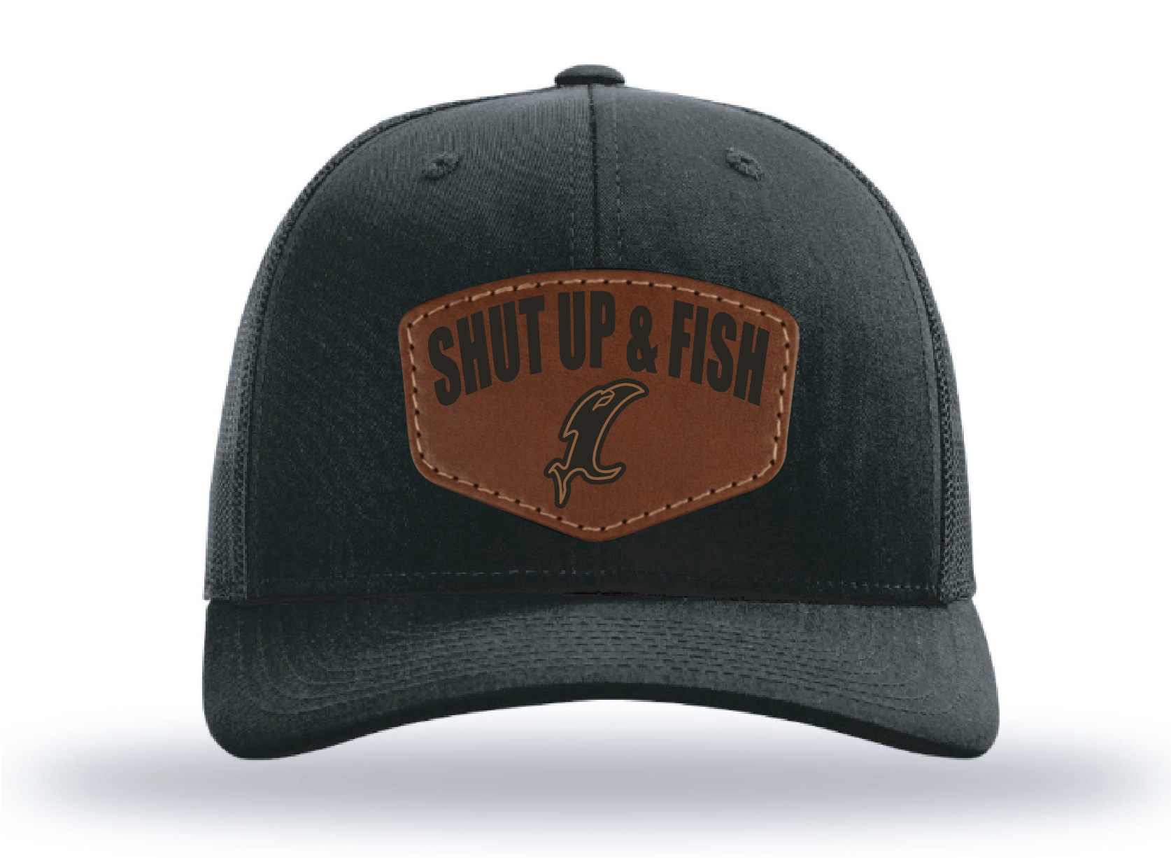 Shut Up & Fish Vic Patch - Black - Get Tight Gear