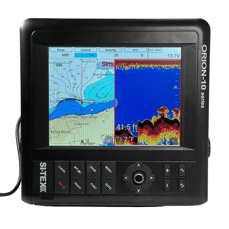 SI - TEX 10" Chartplotter System w/Internal GPS & C - MAP 4D Card - Get Tight Gear