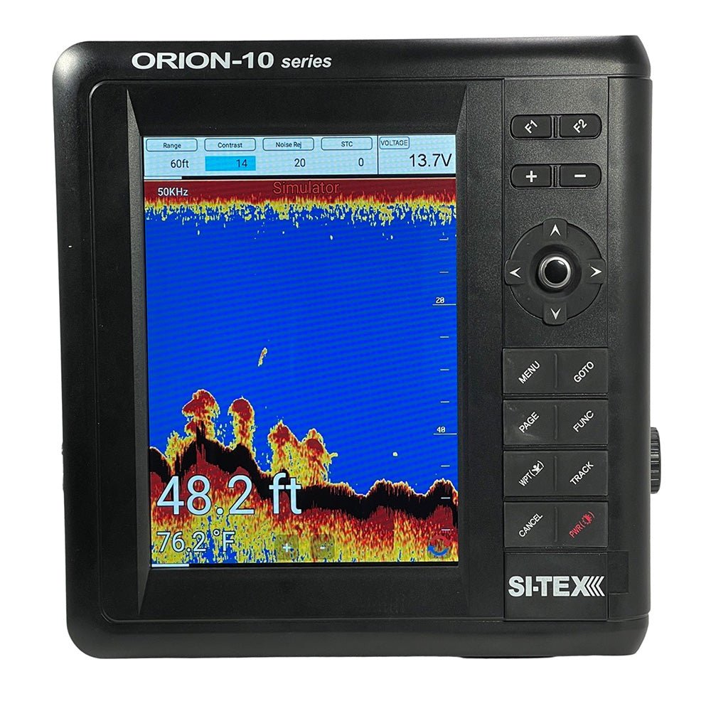 SI - TEX 10" Chartplotter System w/Internal GPS & C - MAP 4D Card - Get Tight Gear