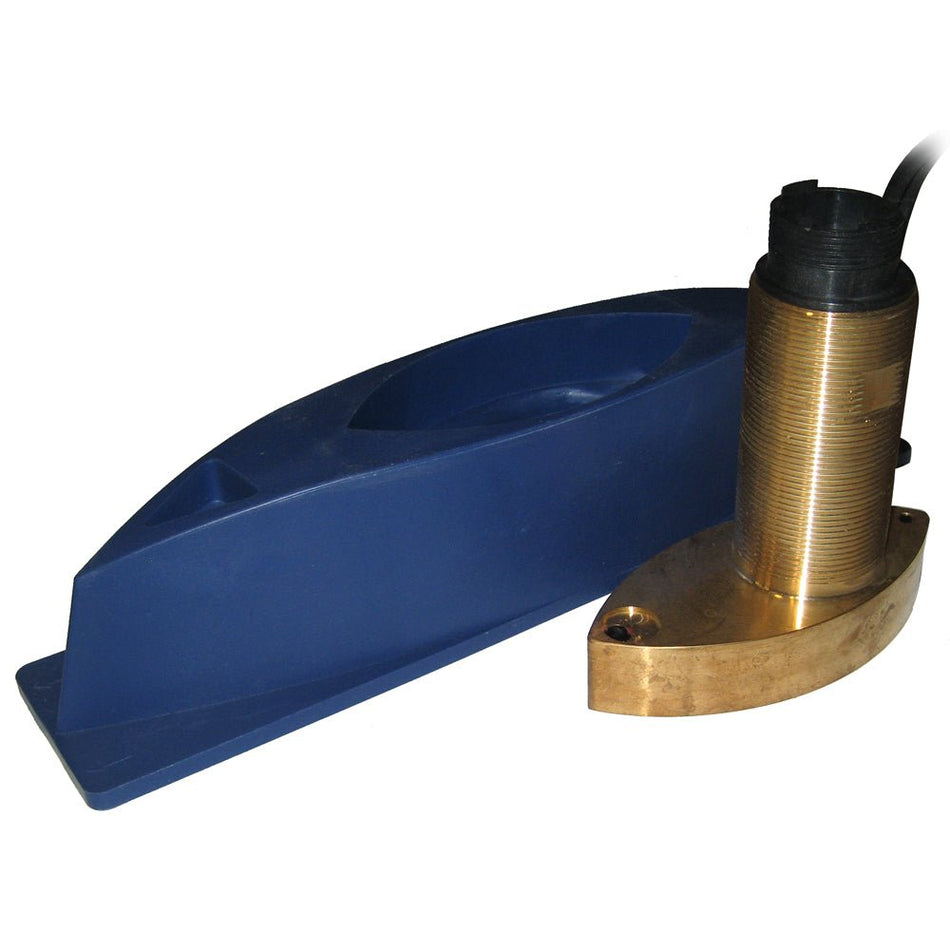 SI - TEX 496/50/200ST Bronze Thru - Hull Triducer w/Fairing Block f/ES502 - Get Tight Gear
