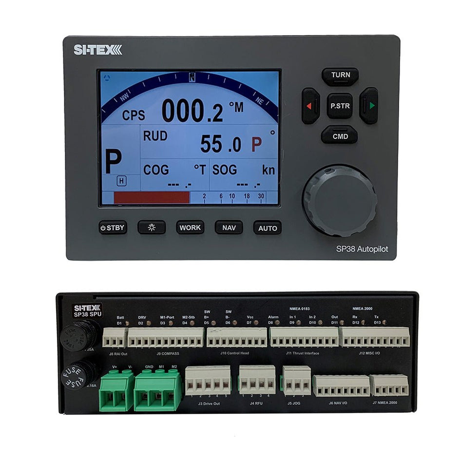 SI - TEX SP38 - 17 Autopilot Core Pack Only, No Feedback, Compass or Pump - Get Tight Gear