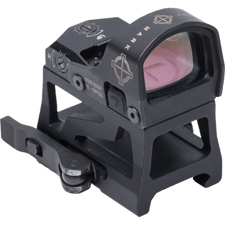 Sightmark Mini Shot M - Spec LQD Red Dot Sight 1x 3 MOA LP/AR Riser Fixed Mount - Get Tight Gear