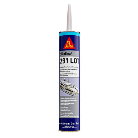 Sika Sikaflex 291 LOT Slow Cure Adhesive & Sealant 10.3oz(300ml) Cartridge - White - Get Tight Gear