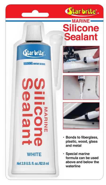 SILICONE SEALANT 2.8OZ WHT - CA - Get Tight Gear