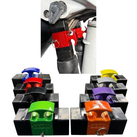 Single Ram Motor Tote for mid size Yamahas, Suzukis and Dual Ram Verado's - Get Tight Gear