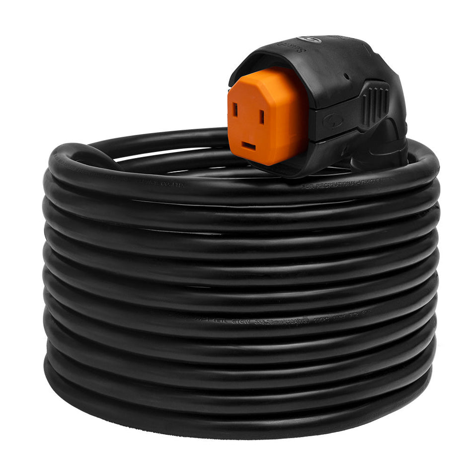 SmartPlug 30 AMP Angled RV Dual Configuration Cordset - 30' - Get Tight Gear