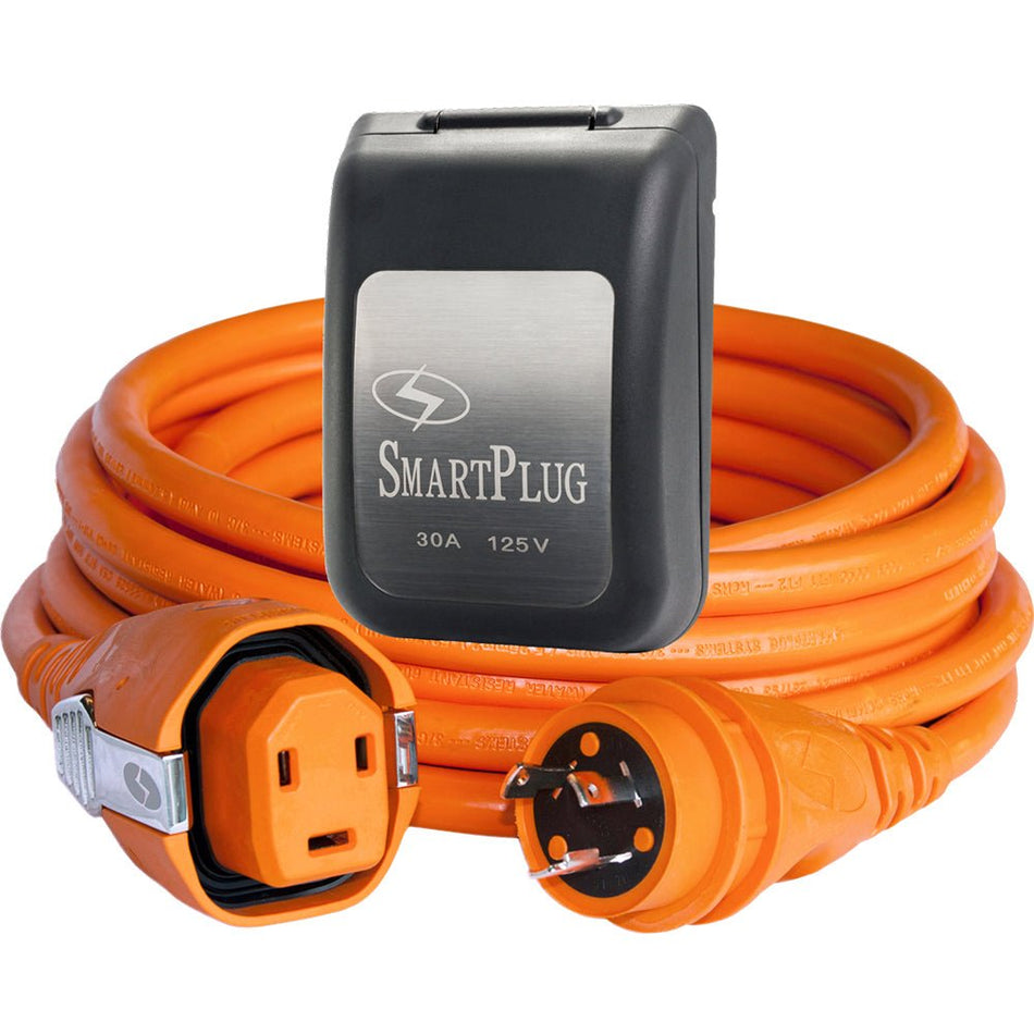 SmartPlug 30 AMP SmartPlug/Twist Type Cordset w/Black Inlet Cover - 50' - Get Tight Gear