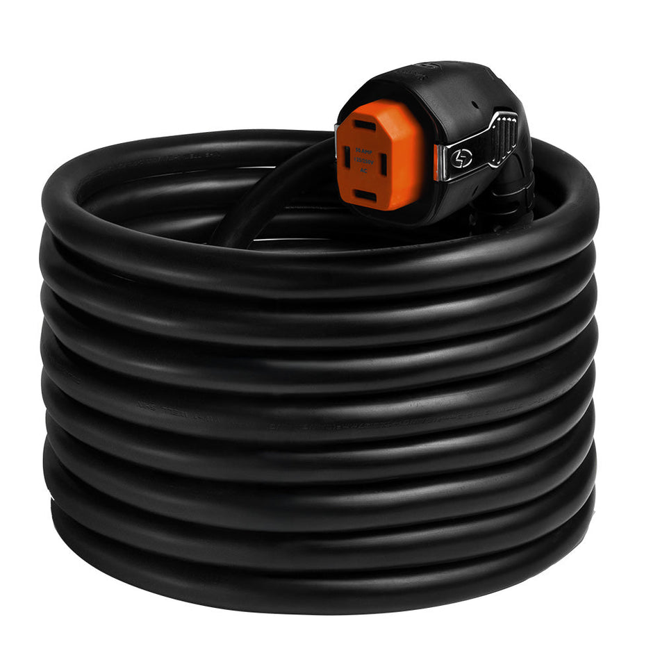 SmartPlug 50 AMP Angled RV Dual Configuration Cordset - 30' - Get Tight Gear