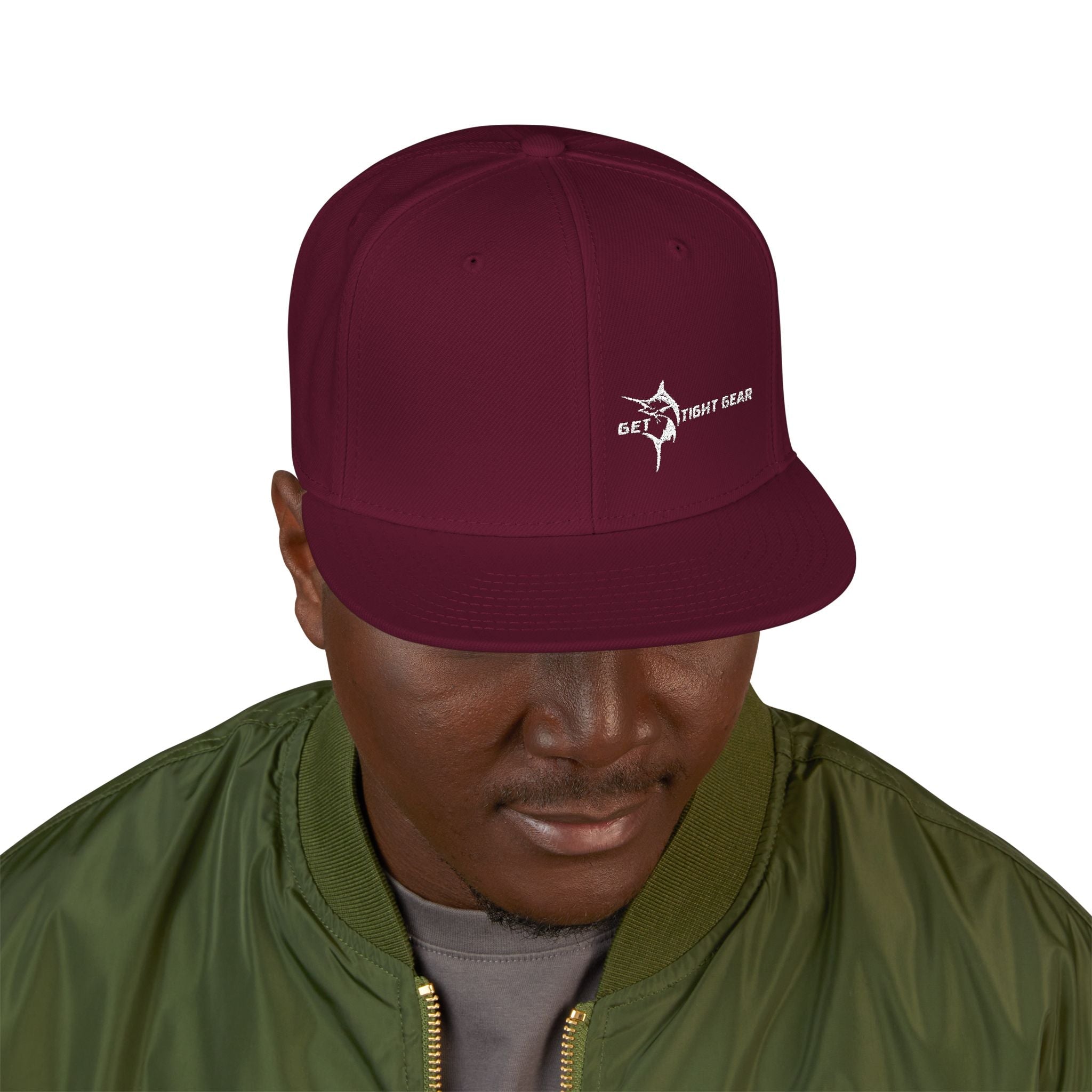 Snapback Cap - Get Tight Gear Stylish Embroidered Trendy Hat for Casual Wear, Summer Outfits and Gifts - Get Tight Gear