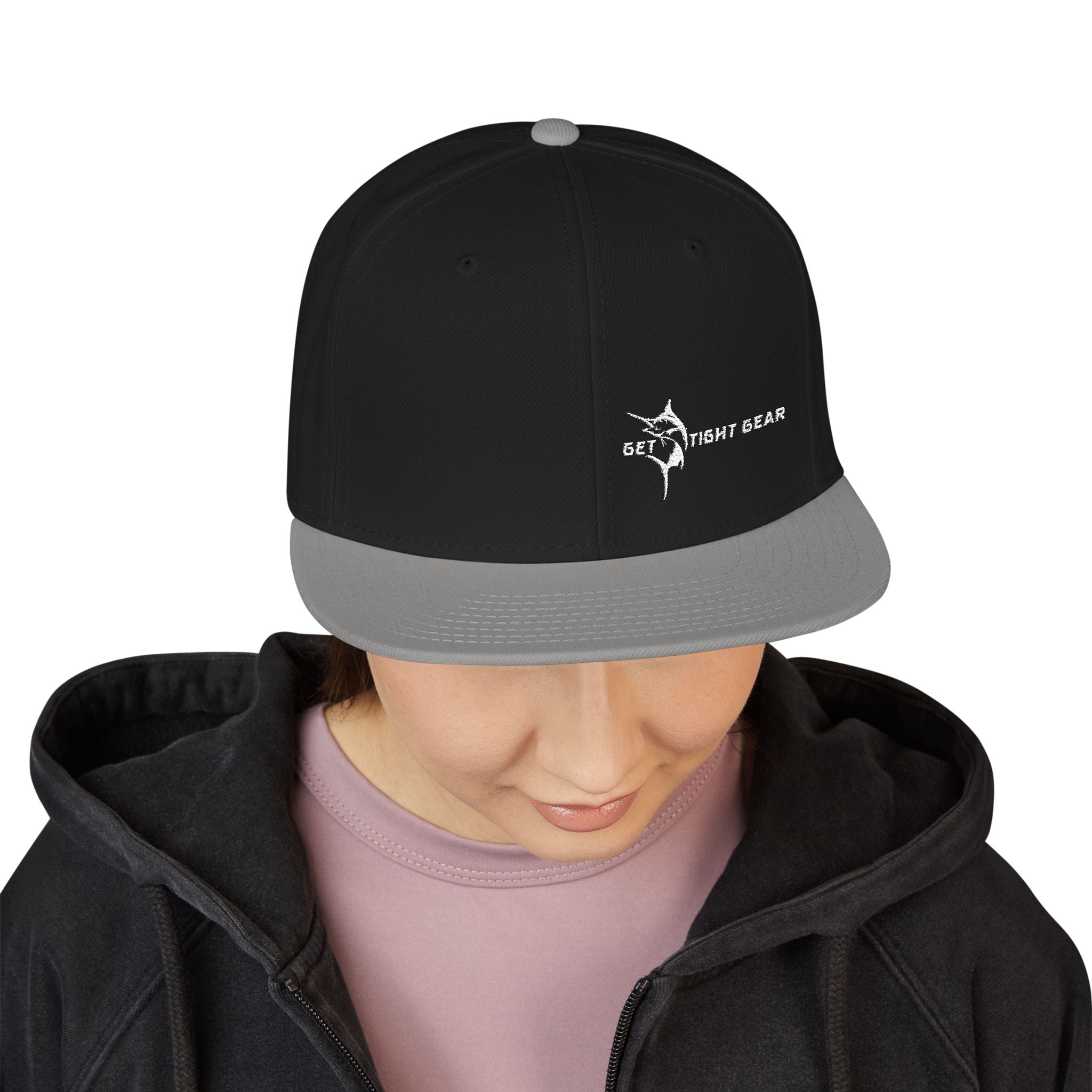 Snapback Cap - Get Tight Gear Stylish Embroidered Trendy Hat for Casual Wear, Summer Outfits and Gifts - Get Tight Gear