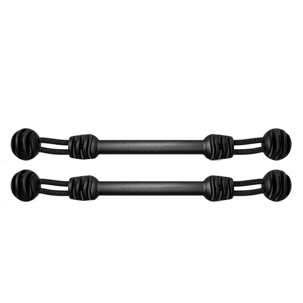 Snubber TWIST - Tar Black - Pair - Get Tight Gear