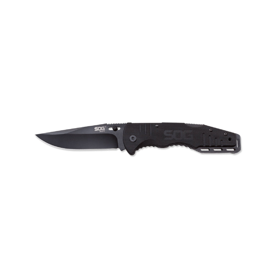 SOG SALUTE BLACK 3.625 - Get Tight Gear