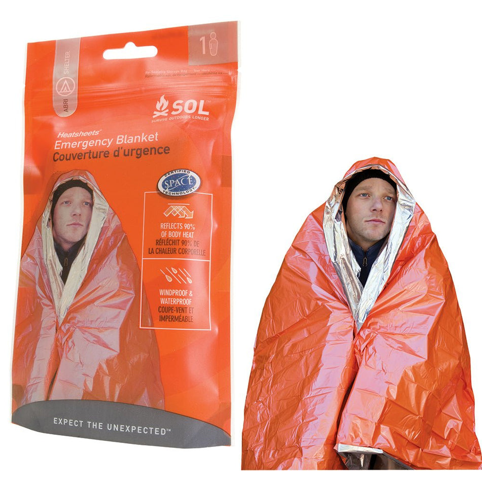 S.O.L. Survive Outdoors Longer Emergency Blanket - Get Tight Gear