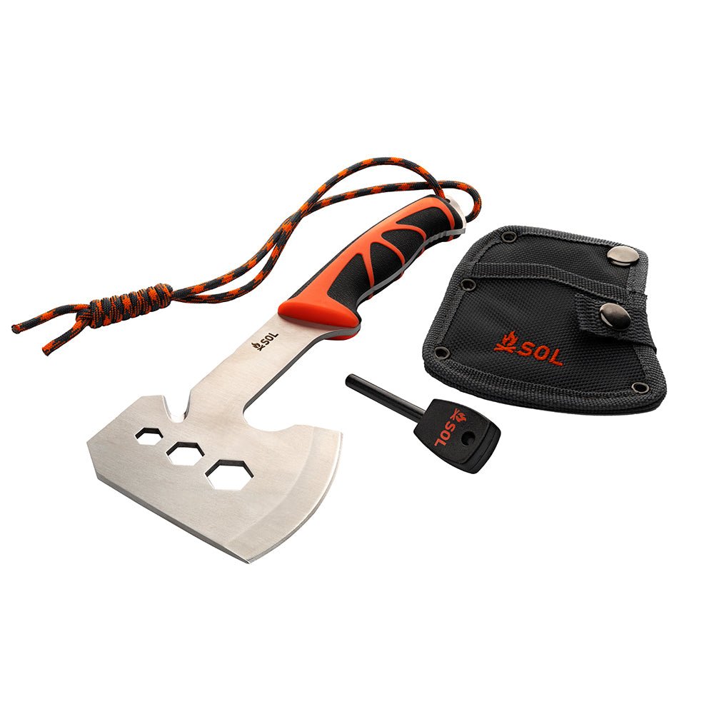 S.O.L. Survive Outdoors Longer Stoke Camp Hatchet - Get Tight Gear