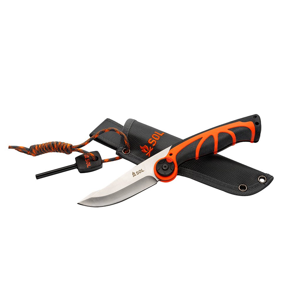 S.O.L. Survive Outdoors Longer Stoke Pivot Knife & Saw - Get Tight Gear