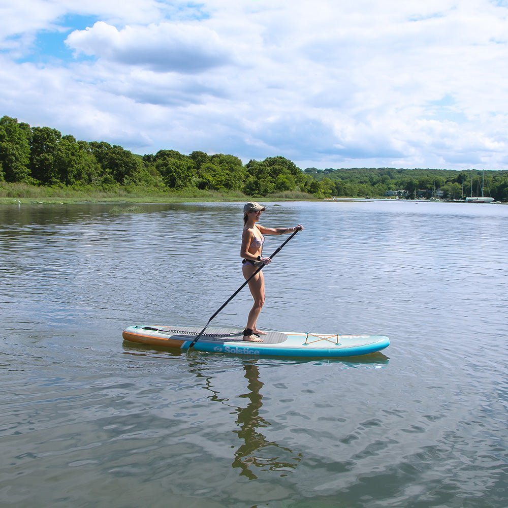 Solstice Watersports 10'6" Cruiser Inflatable Stand - Up Paddleboard Kit - Orange - Get Tight Gear