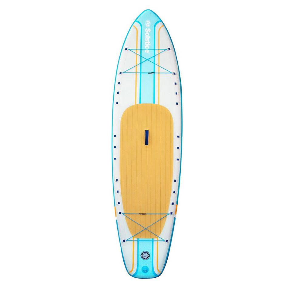 Solstice Watersports 10'6" Rambler Inflatable Stand - Up Paddleboard/Kayak 2 - In - 1 Kit w/Seat & Convertible Paddle - Orange - Get Tight Gear