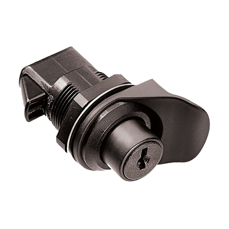 Southco Keylocking Flush/Knob Latch - Black Plastic - Get Tight Gear