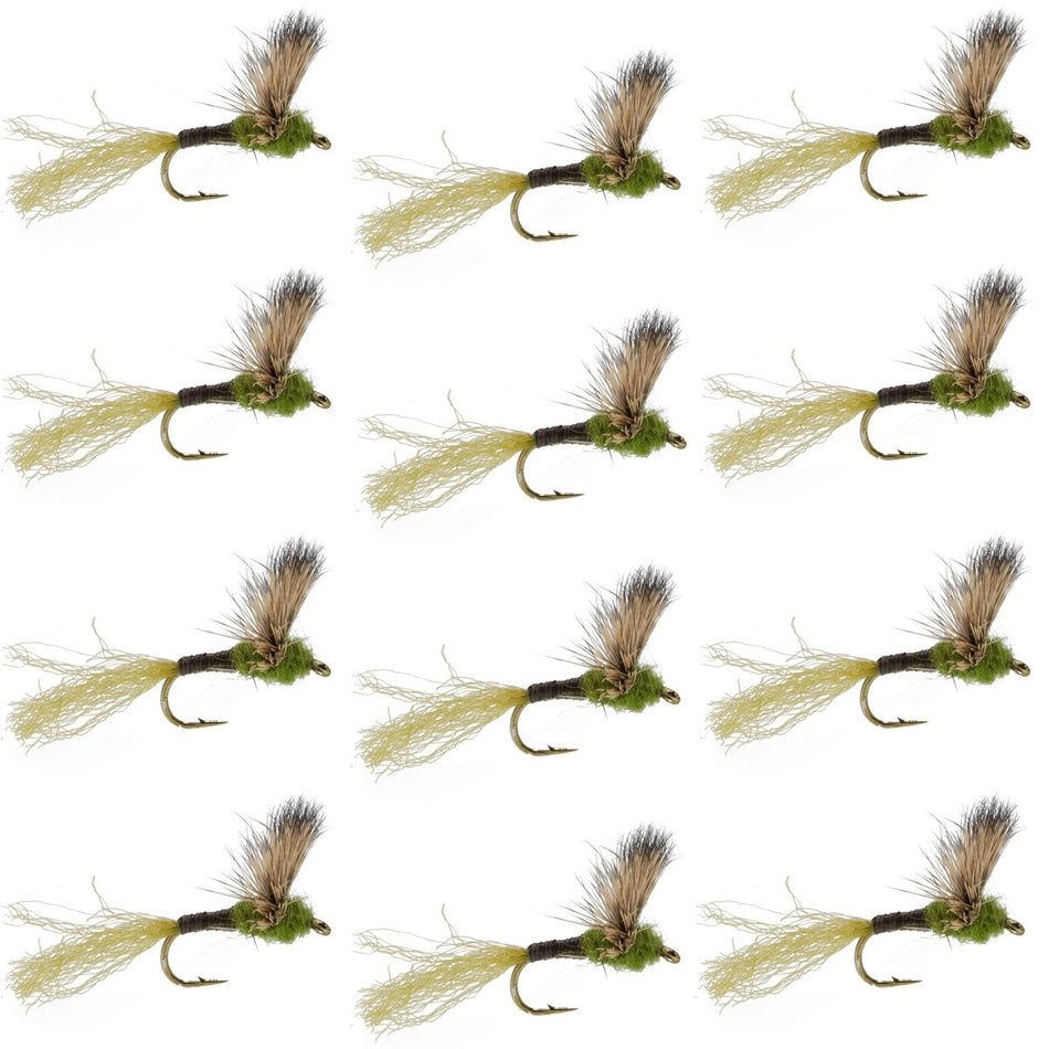 Sparkle Dun Baetis Mayfly - 12 Flies Hook size 18 - Get Tight Gear