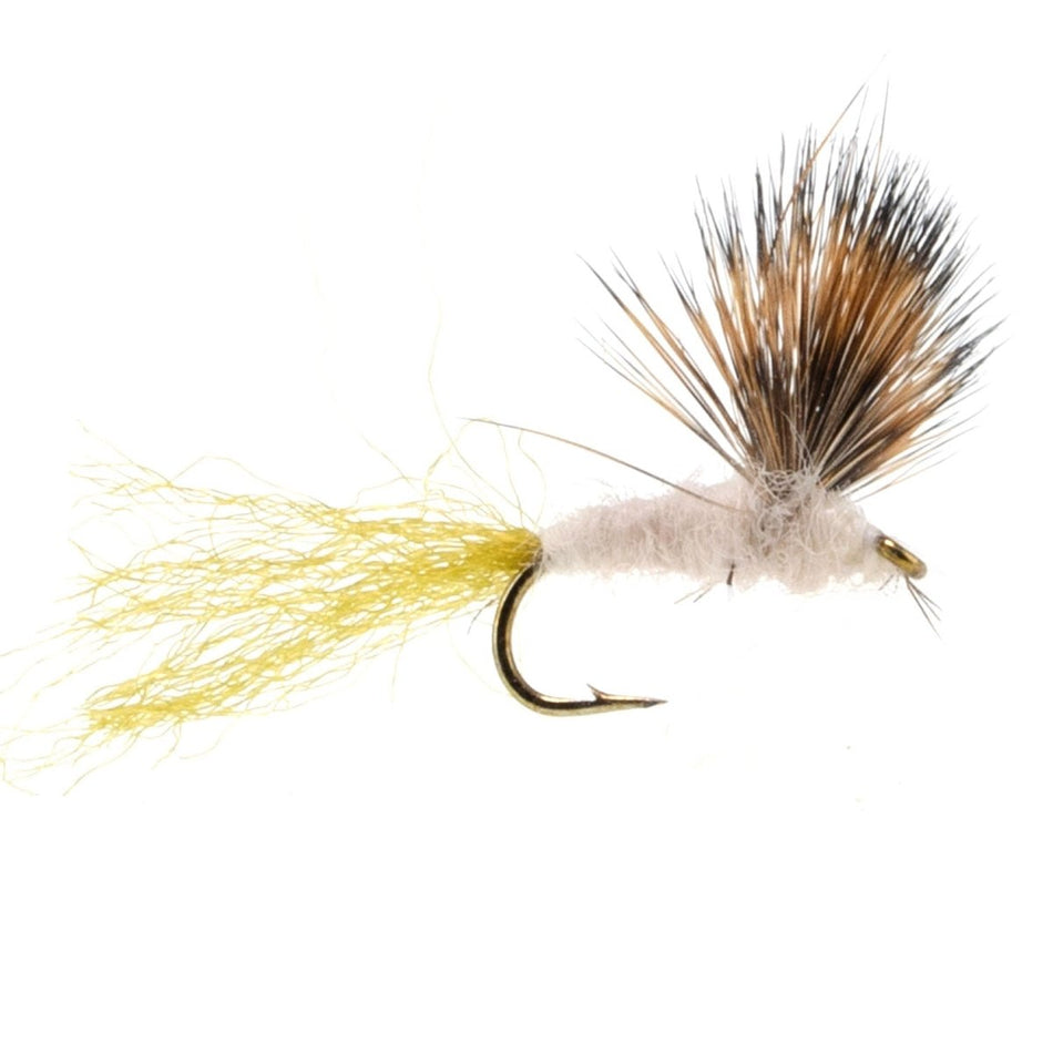 Sparkle Dun Pale Morning Dun PMD Mayfly 12 Flies Hook size 18 - Get Tight Gear