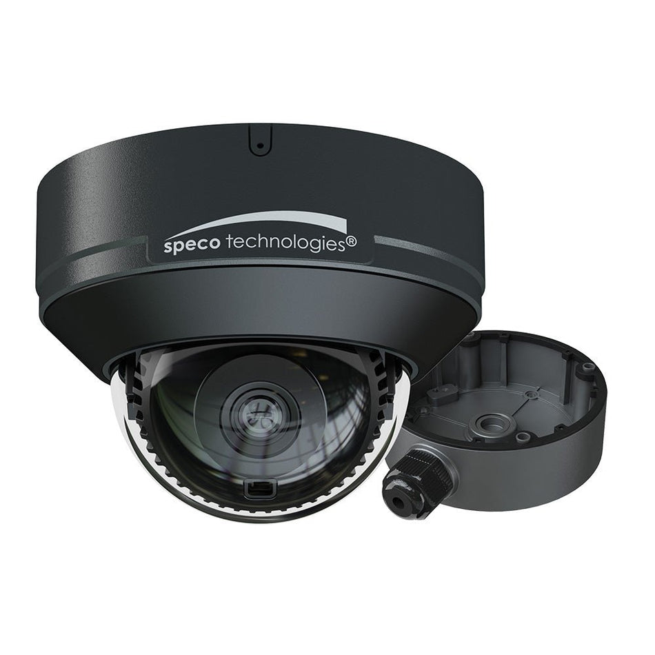 Speco 4MP Intensifier AI IP Camera w/Junction Box - 2.8mm Fixed Lens - Get Tight Gear