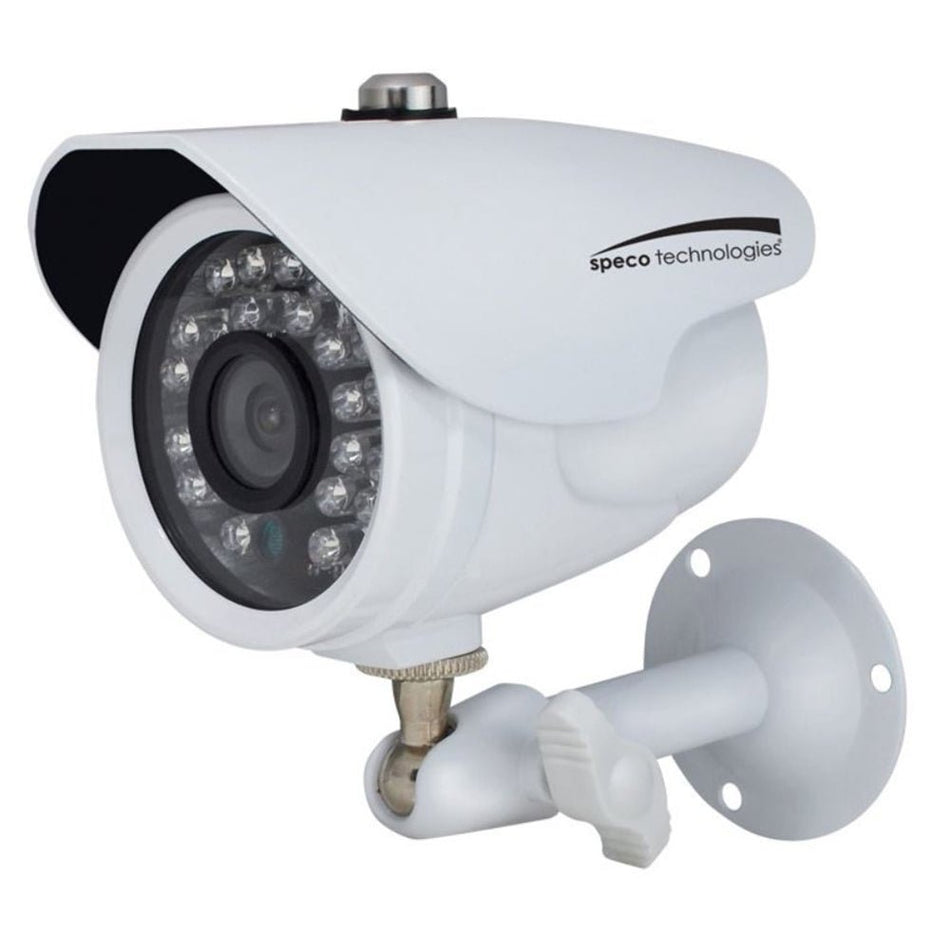 Speco HD - TVI 2MP Color Waterproof Marine Bullet Camera w/IR, 10' Cable, 3.6mm Lens, White Housing - Get Tight Gear