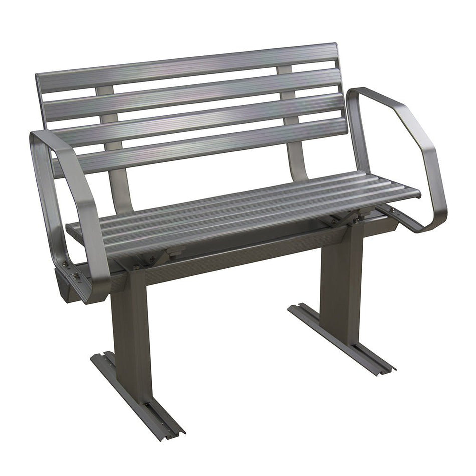 Springfield Aluminum Dock Bench w/Arms - Get Tight Gear