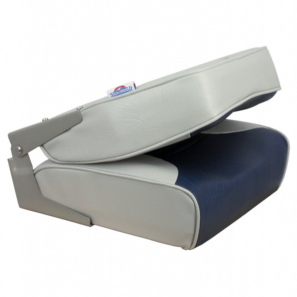 Springfield Economy Multi - Color Folding Seat - Grey/Blue - Get Tight Gear