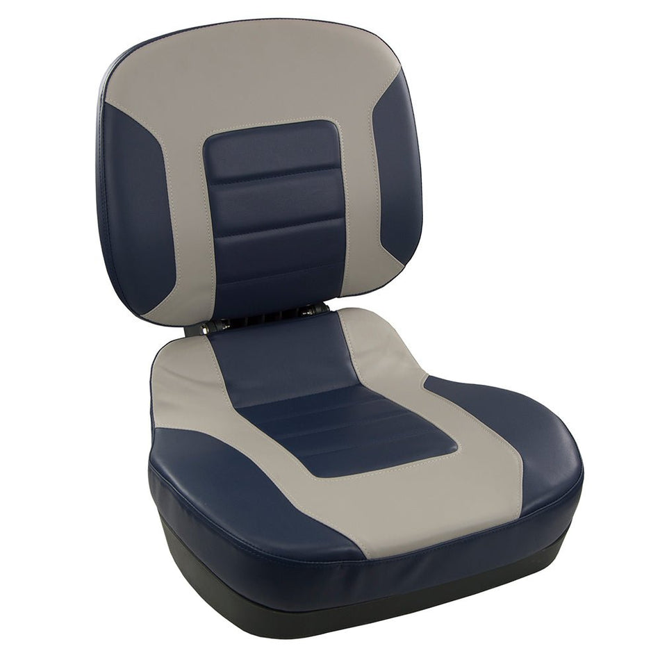 Springfield Fish Pro II Low Back Folding Seat - Navy/Grey - Get Tight Gear