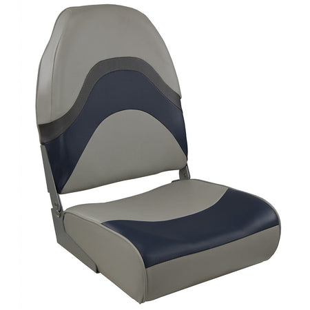 Springfield Premium Wave Folding Seat - Grey/Blue w/Meteor Stripe - Get Tight Gear