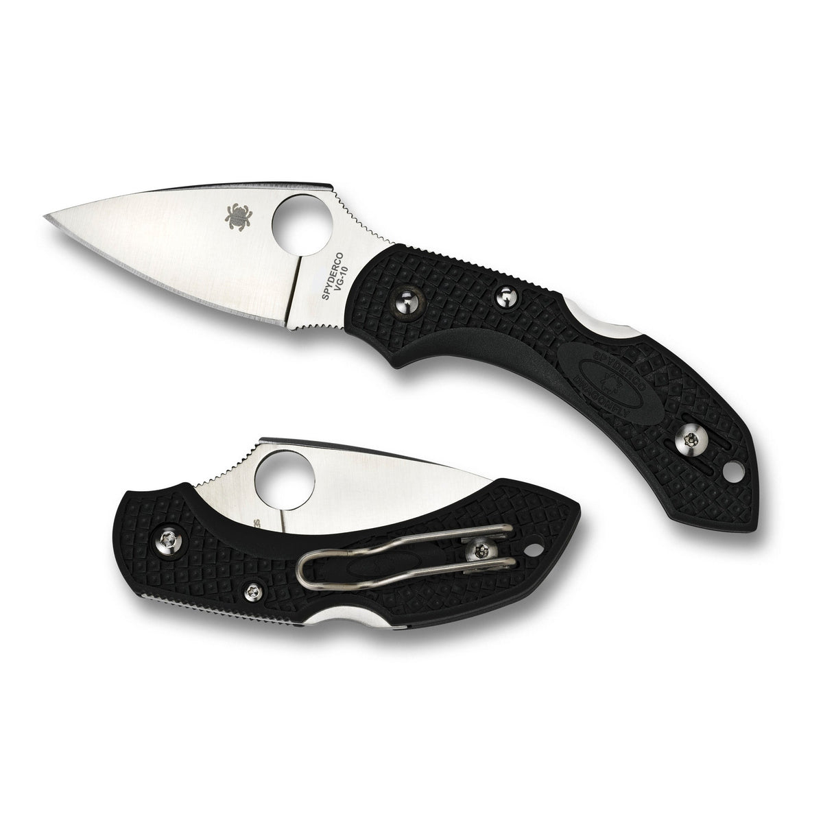 SPYDERCO DRAGONFLY2 BLACK FRN PLAIN - Get Tight Gear