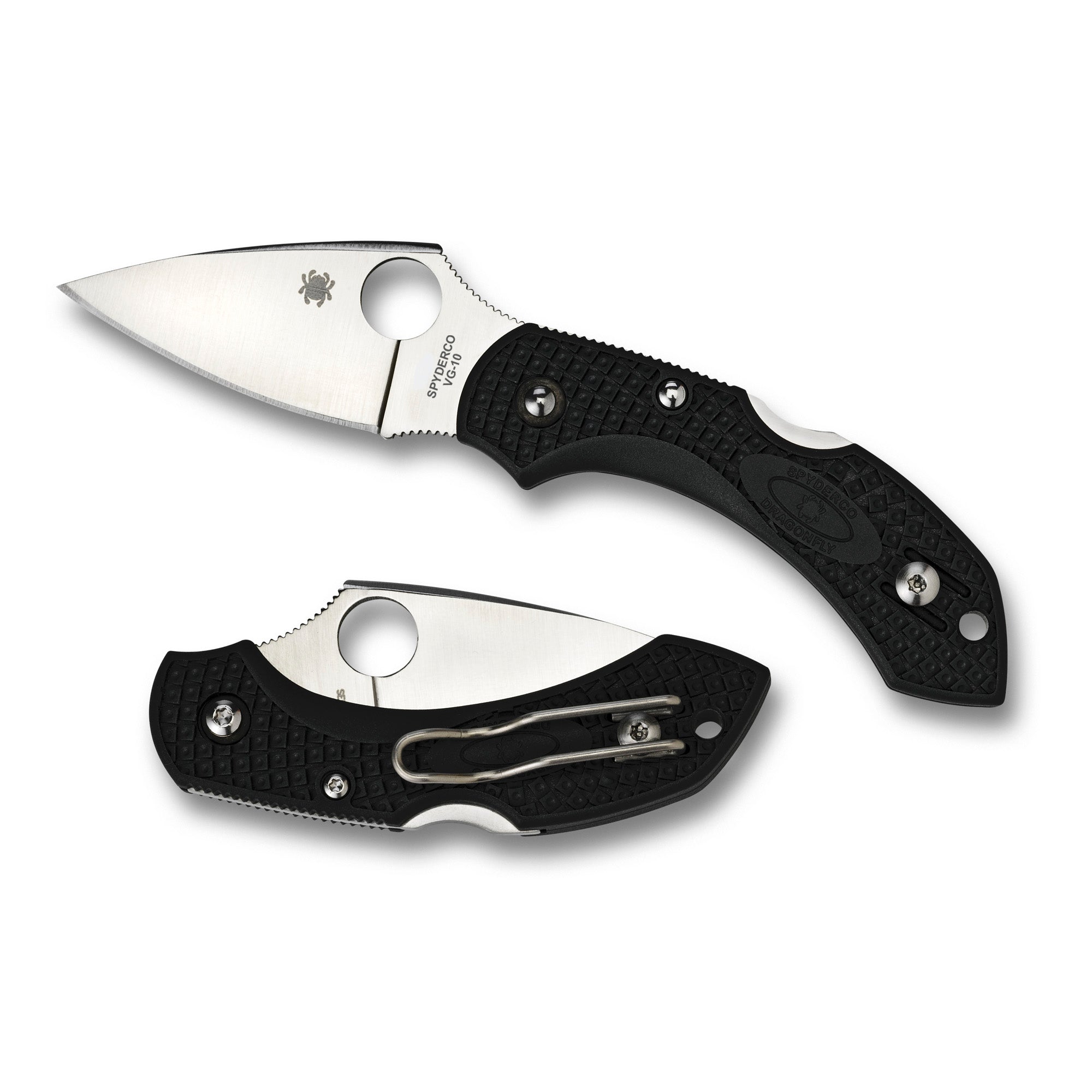 SPYDERCO DRAGONFLY2 BLACK FRN PLAIN - Get Tight Gear