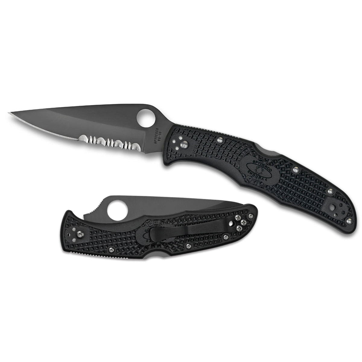 SPYDERCO ENDURA 4 NYLON CMBO/BLK BLD - Get Tight Gear