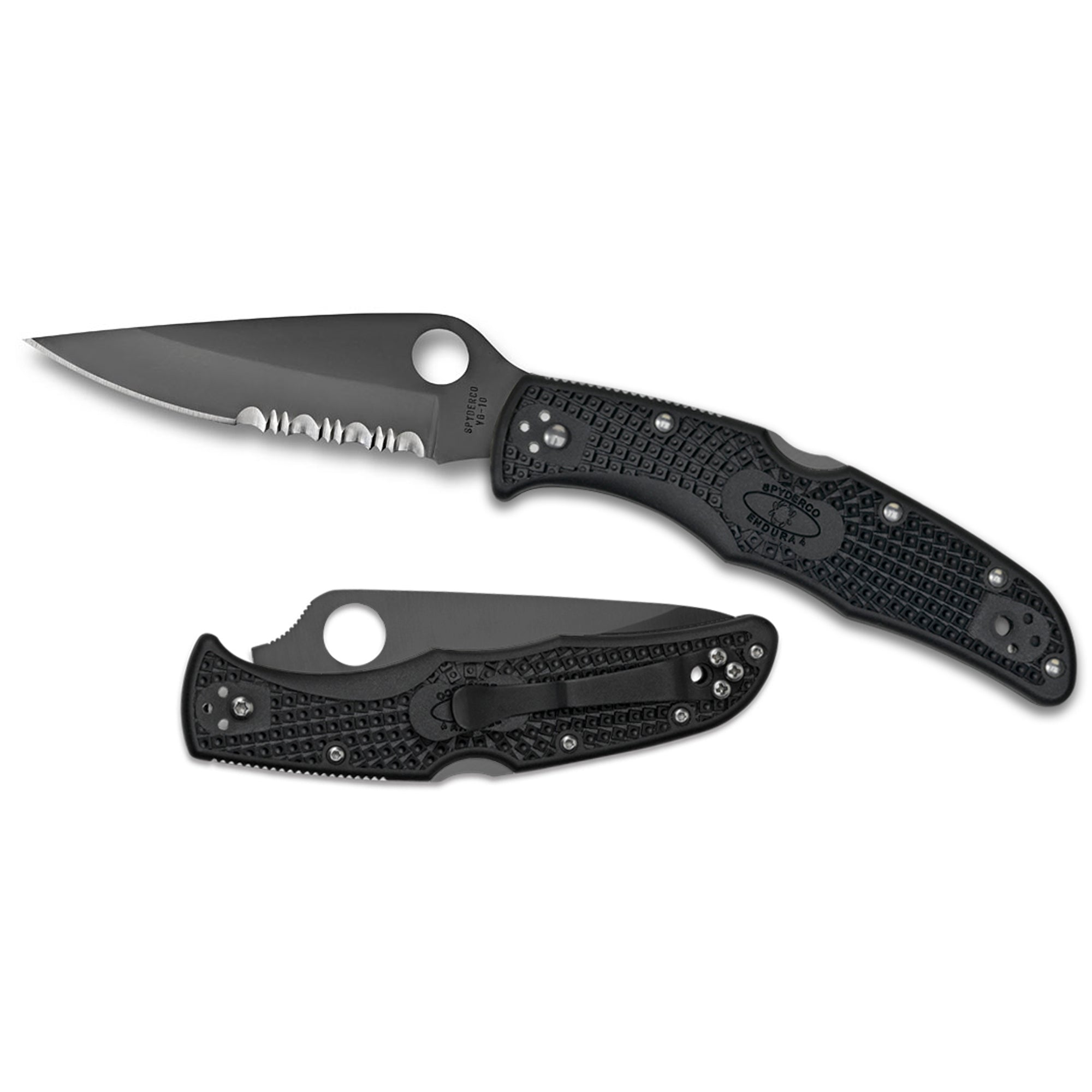 SPYDERCO ENDURA 4 NYLON CMBO/BLK BLD - Get Tight Gear