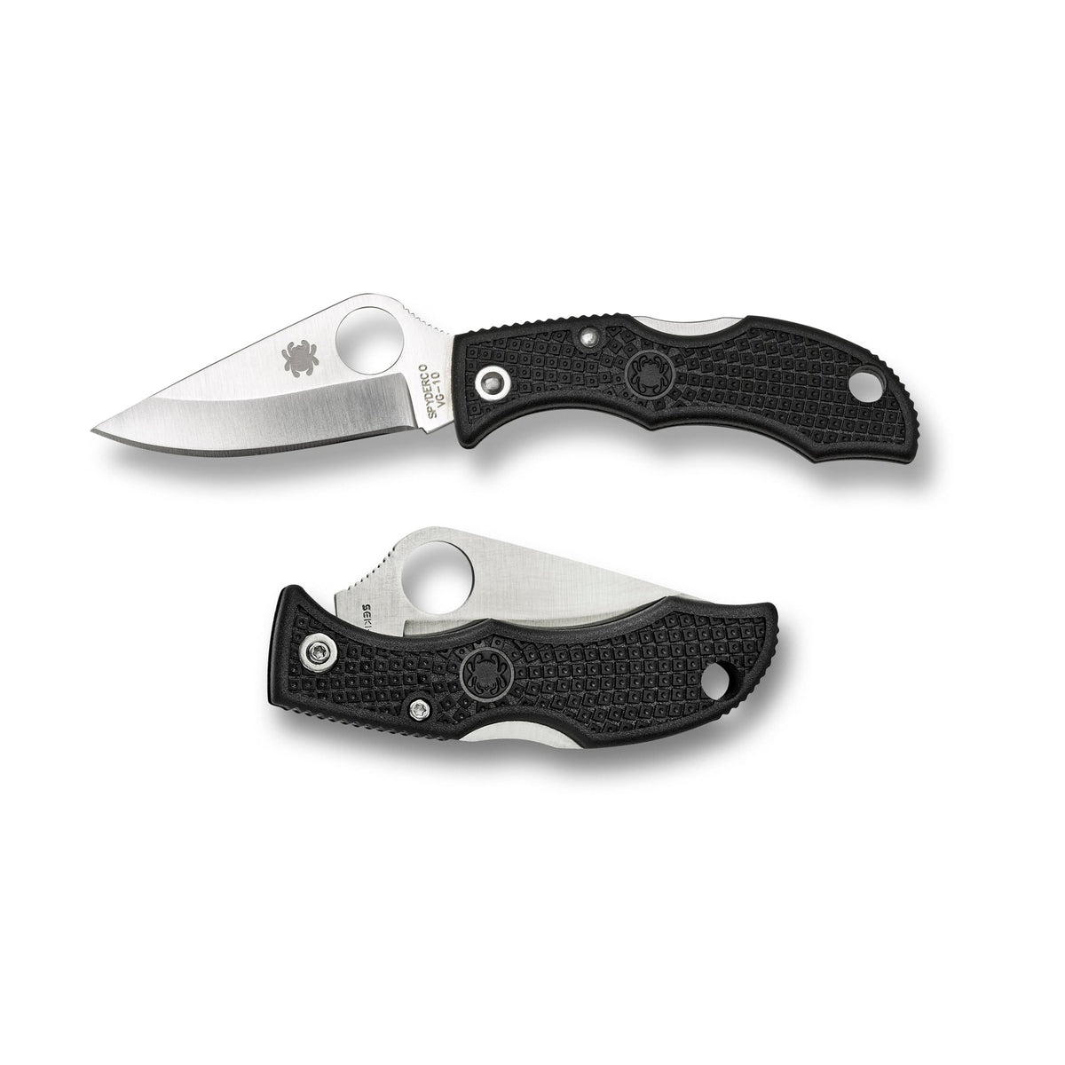 SPYDERCO LADYBUG3 BLACK FRN PLAIN - Get Tight Gear