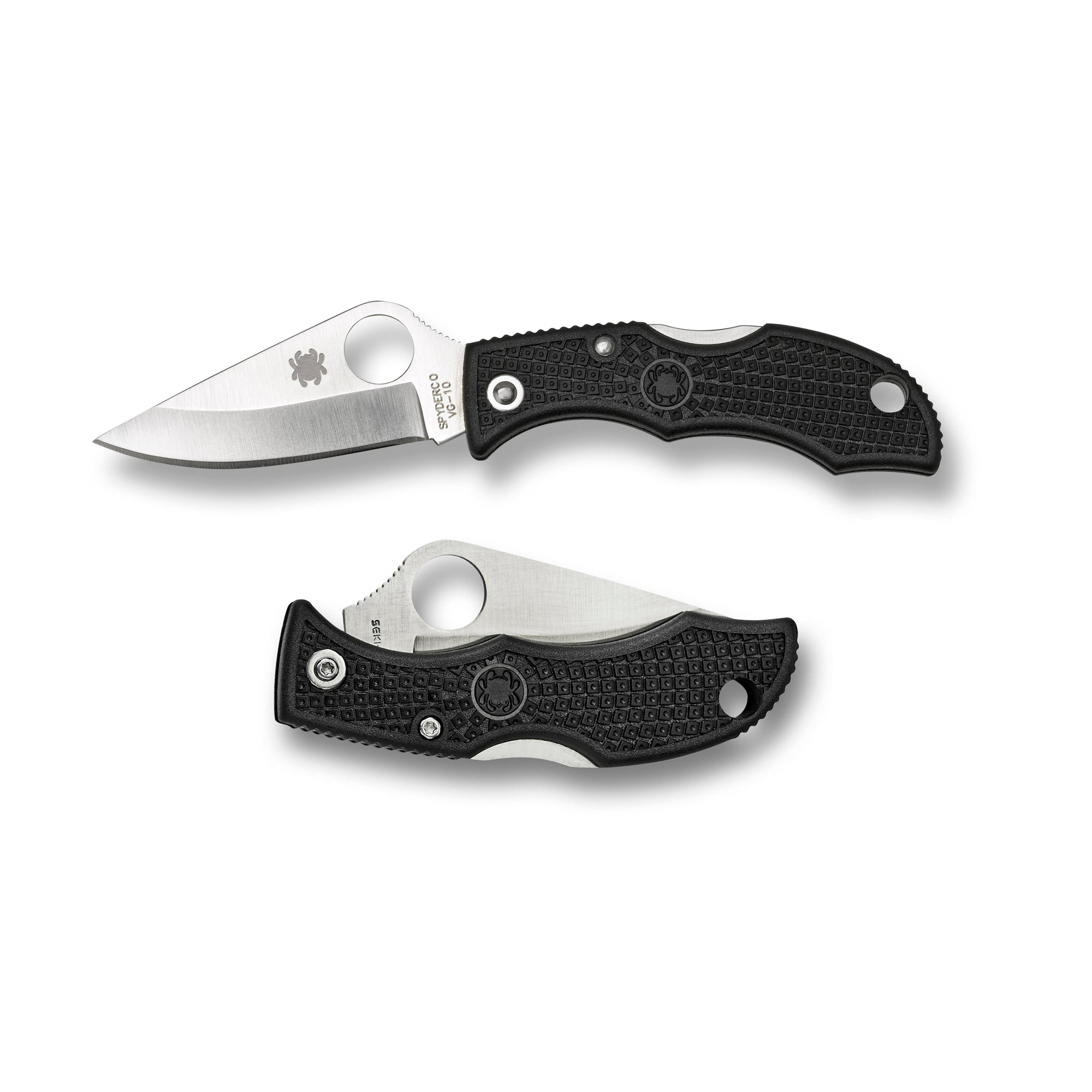 SPYDERCO LADYBUG3 BLACK FRN PLAIN - Get Tight Gear