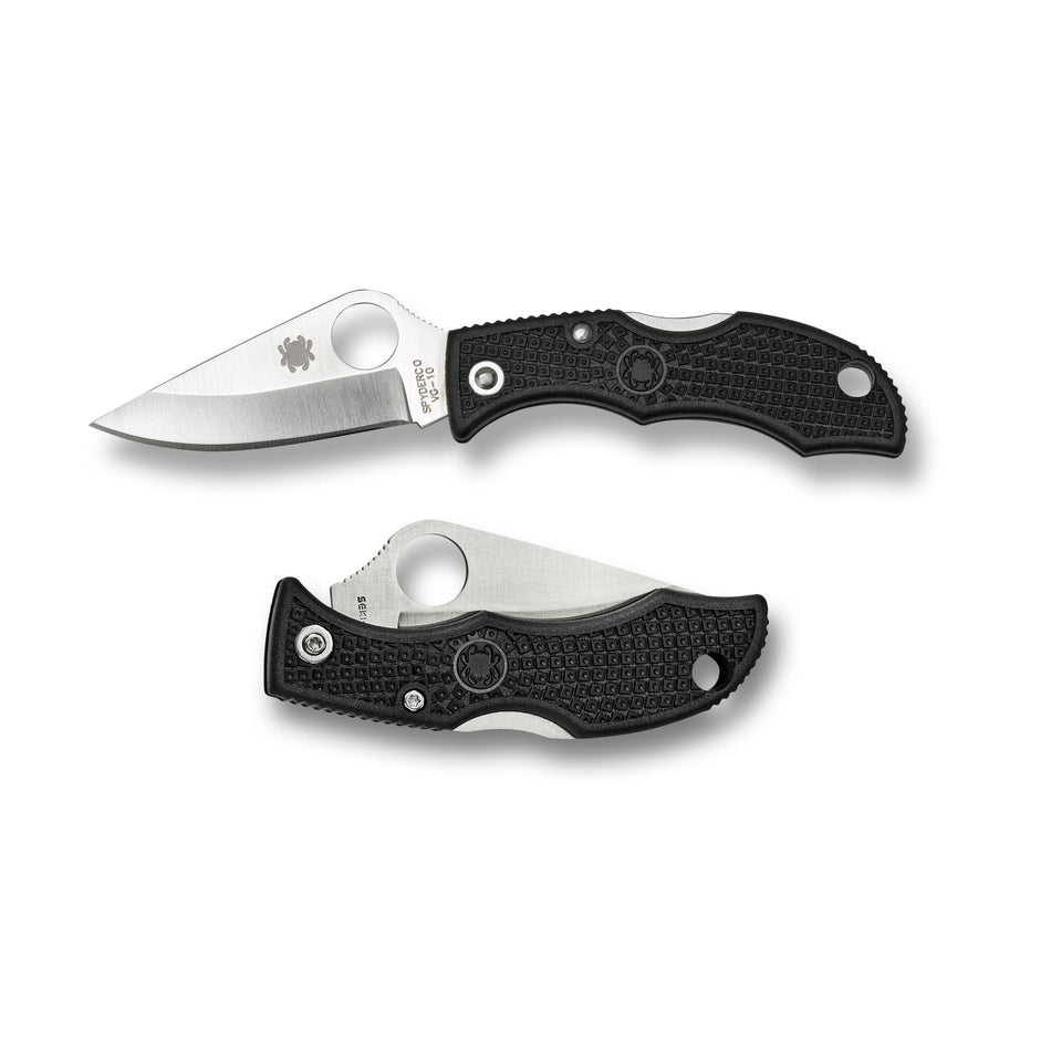 SPYDERCO LADYBUG3 BLACK FRN PLAIN - Get Tight Gear