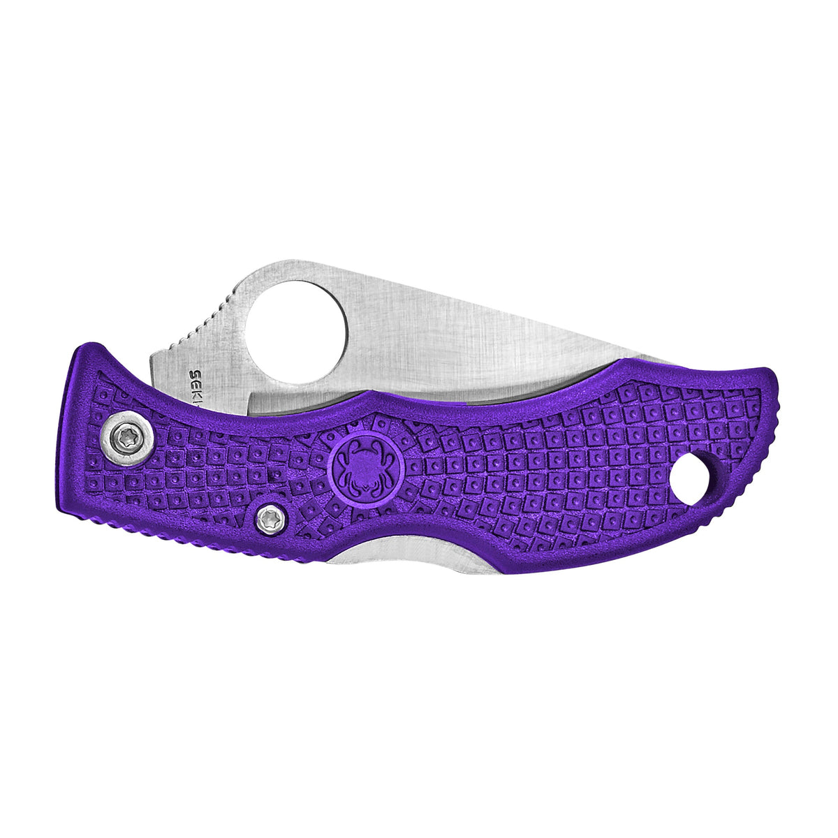 SPYDERCO LADYBUG3 PURPLE FRN PLAIN - Get Tight Gear