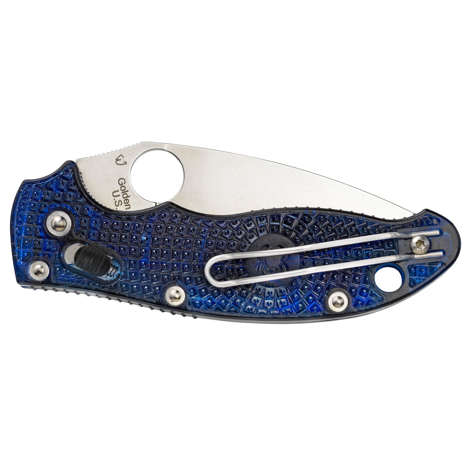 SPYDERCO MANIX2 BLUE FRCP PLAIN - Get Tight Gear