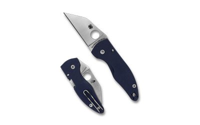 SPYDERCO MICROJIMBO G10 2.45 BLUE - Get Tight Gear