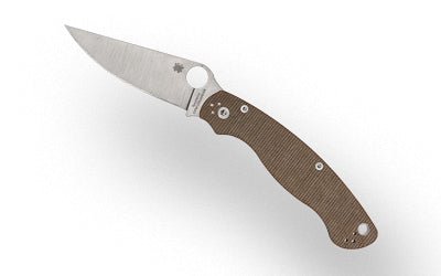 SPYDERCO MILITARY 2 CPM BRN CANVAS - Get Tight Gear
