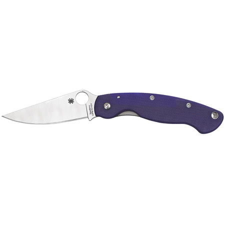 SPYDERCO MILITARY MODEL G - 10 BLUE - Get Tight Gear