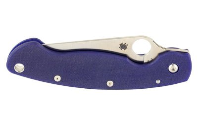 SPYDERCO MILITARY MODEL G - 10 BLUE - Get Tight Gear
