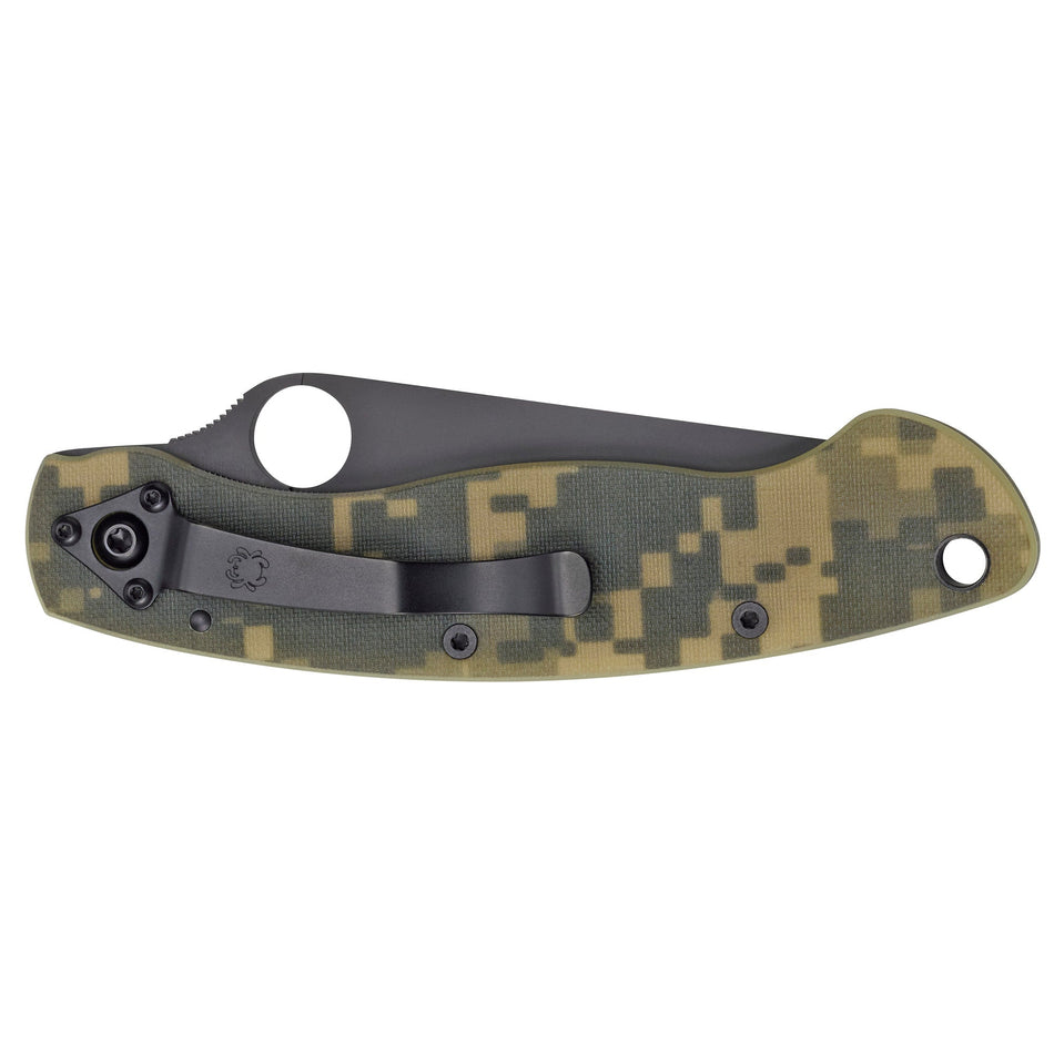 SPYDERCO MILITARY MODEL G - 10 CAMO - Get Tight Gear